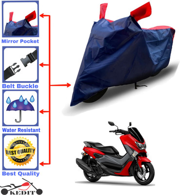 AASHTIK MART Two Wheeler Cover for Yamaha(NMax 155, Red, Blue)
