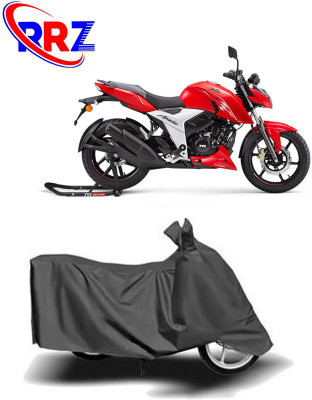Mdstar Waterproof Two Wheeler Cover for TVS(Apache RTR 160 4V, Grey)