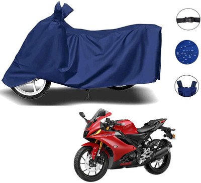 DeepShakshi AUTOMOTIVE Waterproof Two Wheeler Cover for Yamaha(YZF R15 BS6, Blue)