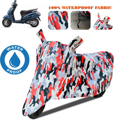 PAGORA Waterproof Two Wheeler Cover for Honda(Activa 3G, Red, White)