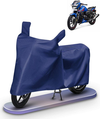 Garg overseas Waterproof Two Wheeler Cover for TVS(Apache RTR 180, Blue)
