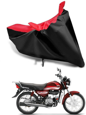 KEDIT Two Wheeler Cover for Hero(HF Dawn, Red, Black)