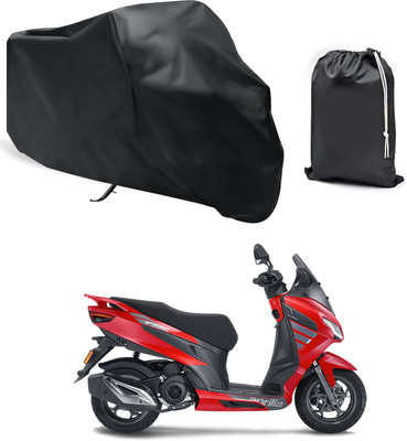 CODOKI Waterproof Two Wheeler Cover for Aprilia(SXR 160 BS6, Black)
