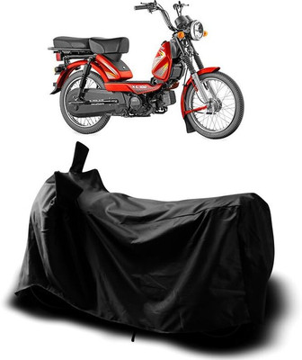 AASHTIK MART Two Wheeler Cover for TVS(Heavy Duty, Black)