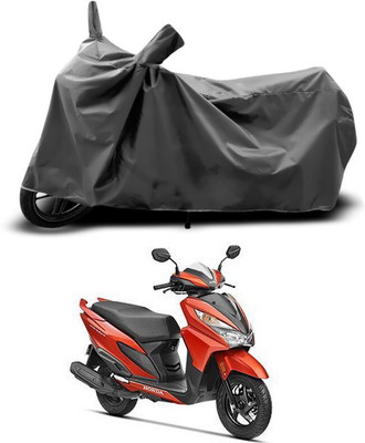 DeepShakshi AUTOMOTIVE Waterproof Two Wheeler Cover for Honda(Grazia, Grey)