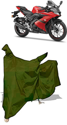 Amexride Two Wheeler Cover for Yamaha(YZF-R15 V3 New BS6, Maroon)