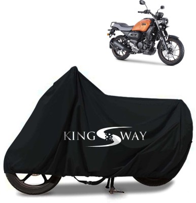 Kingsway Waterproof Two Wheeler Cover for Yamaha(FZ-X, Black)