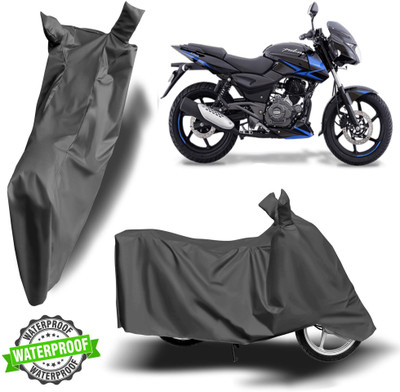 Autoinnovation Waterproof Two Wheeler Cover for Bajaj(Pulsar 150, Grey)
