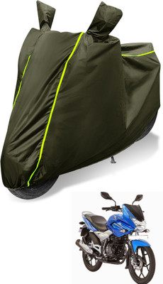 Auto Hub Waterproof Two Wheeler Cover for Bajaj(Discover 150 f, Green)