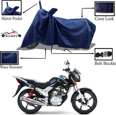 KEDIT Two Wheeler Cover for Honda(CB 400, Blue)