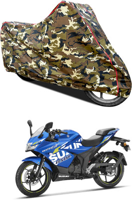 GOSHIV-car and bike accessories Waterproof Two Wheeler Cover for Suzuki(Gixxer SF 150, Yellow)