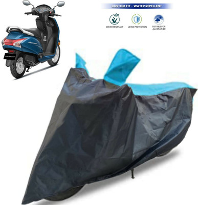 ma collections Waterproof Two Wheeler Cover for Honda(Activa 125, Black)