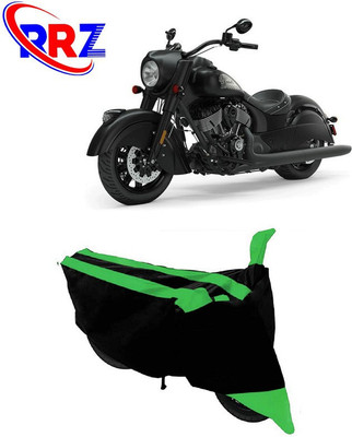 RRZ Waterproof Two Wheeler Cover for Indian(Chief Dark Horse, Black, Green)