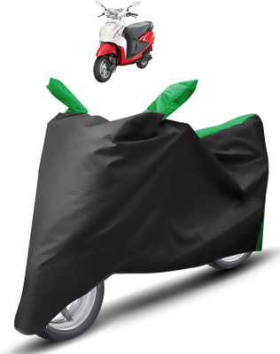 Caronix Two Wheeler Cover for Hero(Pleasure, Green)