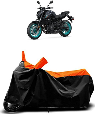 VESMEI Two Wheeler Cover for Yamaha(MT 07 BS6, Orange)