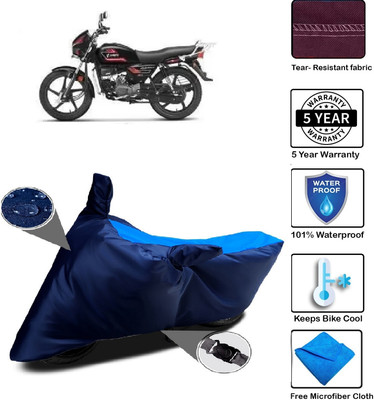 MISSION COLLECTION Waterproof Two Wheeler Cover for Hero(Splendor, Blue)