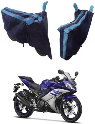 Furious3D Two Wheeler Cover for Yamaha(YZF-R15 V2, Blue)