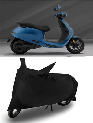 ishika Waterproof Two Wheeler Cover for Ola(Electric, Black)