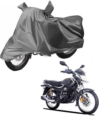 DeepShakshi AUTOMOTIVE Waterproof Two Wheeler Cover for Bajaj(Platina 110, Grey)