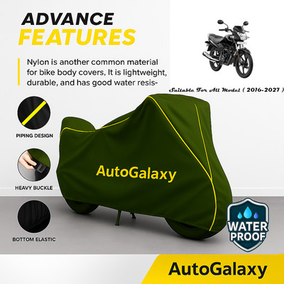 AutoGalaxy Waterproof Two Wheeler Cover for TVS(Sport, Green)