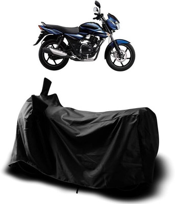 KEDIT Two Wheeler Cover for Bajaj(Discover 135, Black)
