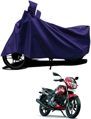 KEDIT Two Wheeler Cover for TVS(Flame SR125, Blue)