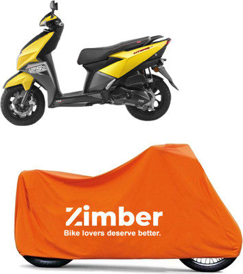 THE REAL ARV Two Wheeler Cover for TVS(NTORQ, Orange)