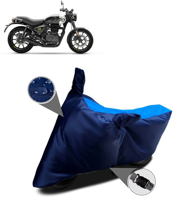CODOKI Waterproof Two Wheeler Cover for Royal Enfield(Hunter 350, Blue)