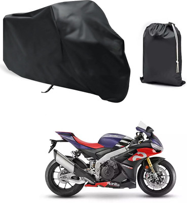 PAGORA Waterproof Two Wheeler Cover for Aprilia(RSV4, Black)