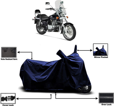 Amexride Two Wheeler Cover for Bajaj(Avenger 220 DTS-i, Blue)