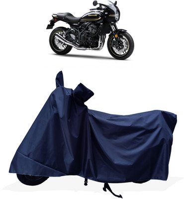 Tricway Two Wheeler Cover for Kawasaki(Z900 RS Cafe Racer, Blue)