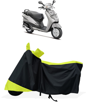 Tricway Two Wheeler Cover for Hero(Duet VX 110CC, Yellow)
