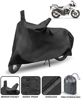 HMS Two Wheeler Cover for Hero(Karizma, Black)