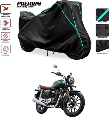 PAGORA Waterproof Two Wheeler Cover for Honda(Hness CB350, Black)