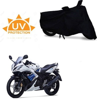 MMSSTAR Waterproof Two Wheeler Cover for Yamaha(YZF R15 S, Black)