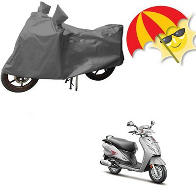 MMSSTAR Waterproof Two Wheeler Cover for Hero(Moto Corp Duet, Grey)