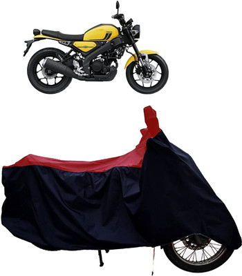 KEDIT Two Wheeler Cover for Yamaha(Red, Black)