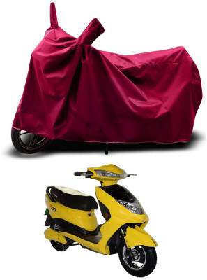 KEDIT Two Wheeler Cover for Okinawa(R30 electric scooter, Maroon)