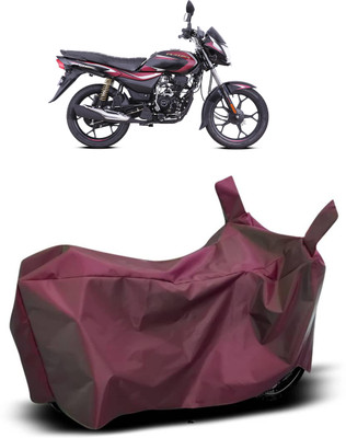 MMSSTAR Waterproof Two Wheeler Cover for Bajaj(Platina 110, Maroon)