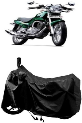 MMSSTAR Waterproof Two Wheeler Cover for TVS(Fiero FX, Black)