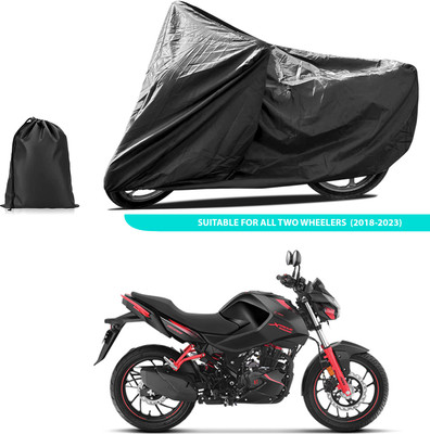 CODOKI Two Wheeler Cover for Hero(CBZ Extreme, Black)