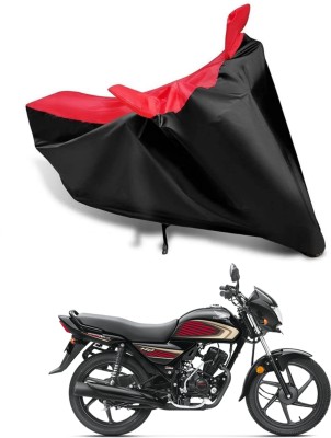 KEDIT Two Wheeler Cover for Honda(CD 110 Dream, Red, Black)