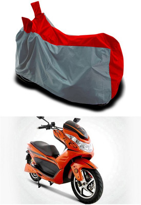 MMSSTAR Waterproof Two Wheeler Cover for Okinawa(Cruiser BS6, Grey)
