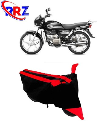 AutoGalaxy Waterproof Two Wheeler Cover for Hero(Splendor Pro, Black, Red)