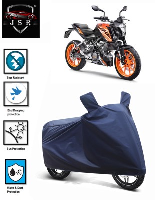 J S R Waterproof Two Wheeler Cover for KTM(125 Duke, Blue)