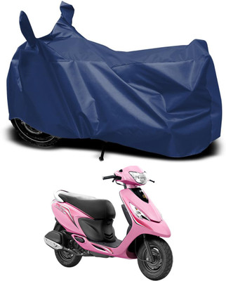 RABABLI Waterproof Two Wheeler Cover for TVS(Scooty Zest 110, Blue)