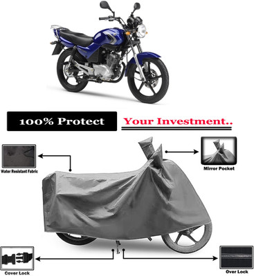 Amexride Two Wheeler Cover for Yamaha(YBR 125, Grey)