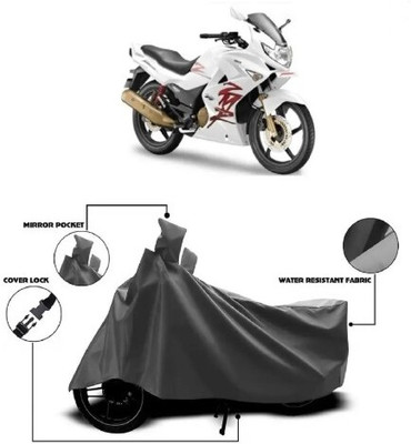 Tritika Waterproof Two Wheeler Cover for Evolet(Polo BS6, Grey)