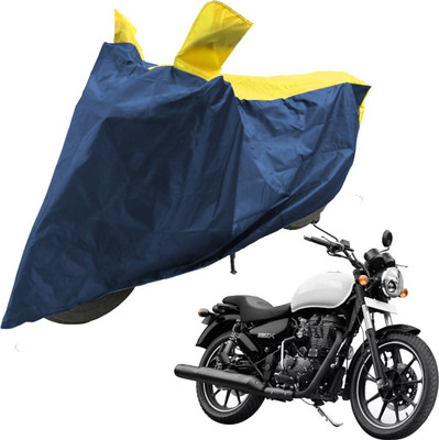RiderShine Two Wheeler Cover for Royal Enfield(Thunderbird 350, Blue, Yellow)