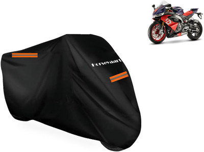 Horseyaart Waterproof Two Wheeler Cover for Aprilia(RS 660, Black)